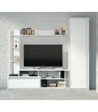 Bright TV wall, slide into the living room with a cabinet 2100 x 520 x 2000 mm, White order